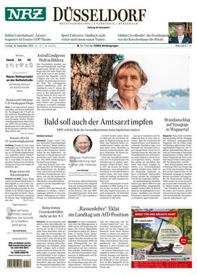Cover of Neue Rhein Zeitung (Dusseldorf)