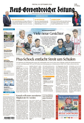 Cover of Neuss-Grevenbroicher Zeitung Neuss