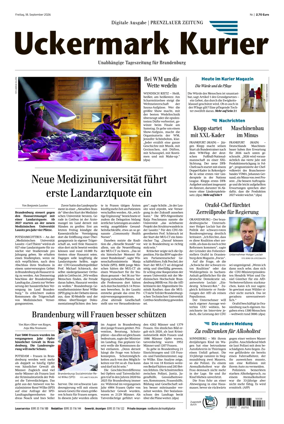 Cover of Prenzlauer Zeitung