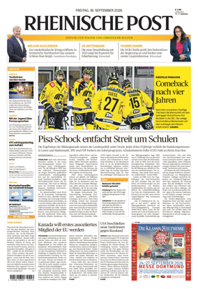 Cover of Rheinische Post Krefeld Kempen