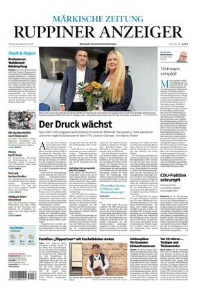 Cover of Ruppiner Anzeiger