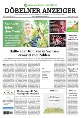 Cover of Sachsische Zeitung (Dobeln)