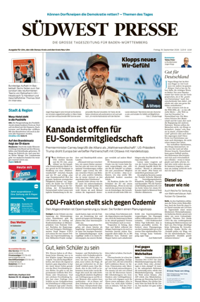 Cover of Sudwest Presse