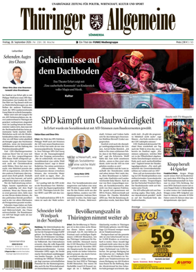 Cover of Thuringer Allgemeine (Sommerda)