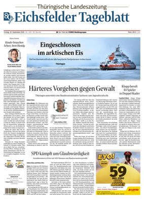 Cover of Thuringische Landeszeitung (Eichsfeld)