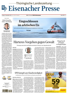 Cover of Thuringische Landeszeitung (Eisenach)
