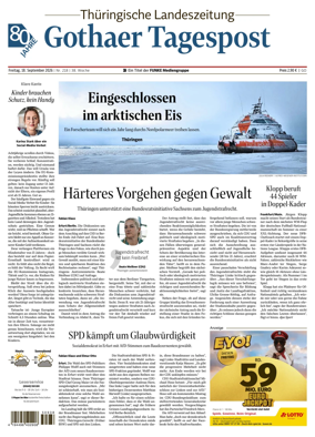 Cover of Thuringische Landeszeitung (Gotha)