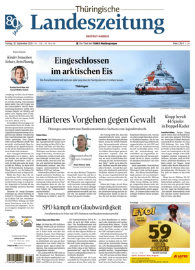 Cover of Thuringische Landeszeitung (Unstrut-Hainich-Kreis)