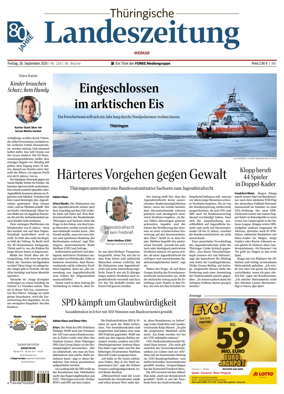 Cover of Thuringische Landeszeitung (Weimar)