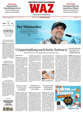 Cover of Westdeutsche Allgemeine Zeitung (Velbert)
