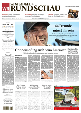 Cover of Westfalische Rundschau (Meschede)