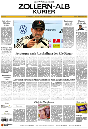 Cover of Zollern-Alb-Kurier (Balingen)
