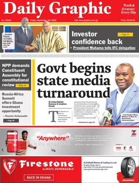 Cover of Daily Graphic