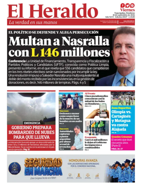 Cover of Diario El Heraldo