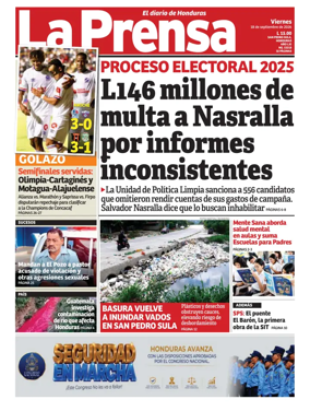Cover of Diario La Prensa
