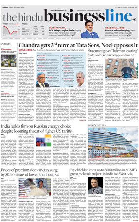 Cover of BusinessLine (Chennai)