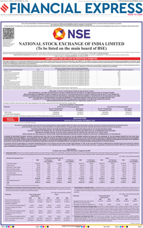 Cover of The Financial Express