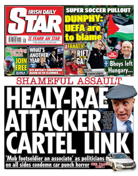 Cover of Irish Daily Star