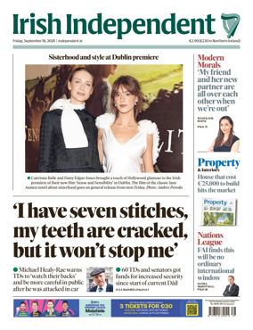 Cover of Irish Independent