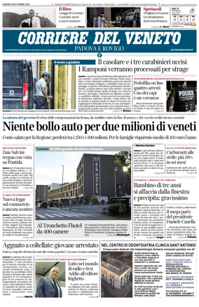 Cover of Corriere del Veneto (Padova e Rovigo)