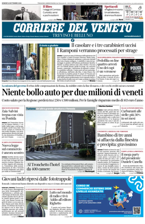 Cover of Corriere del Veneto (Treviso e Belluno)
