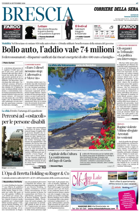 Cover of Corriere della Sera (Brescia)