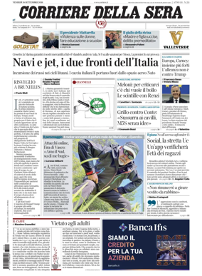 Cover of Corriere della Sera