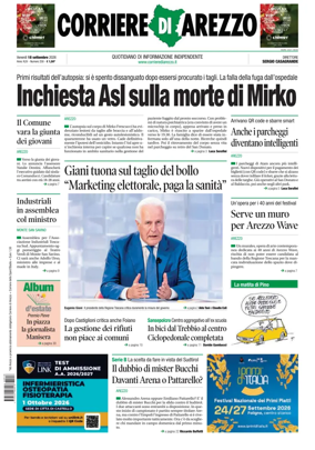 Cover of Corriere di Arezzo