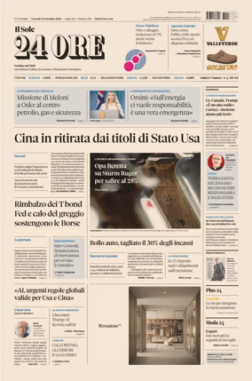 Cover of Il Sole 24 Ore