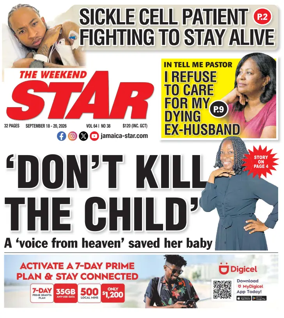 Cover of The Star (Jamaica)