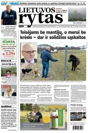 Cover of Lietuvos Rytas