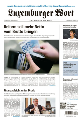 Cover of Luxemburger Wort
