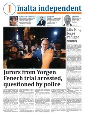 Cover of Malta Independent