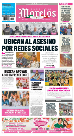 Cover of Diario de Morelos