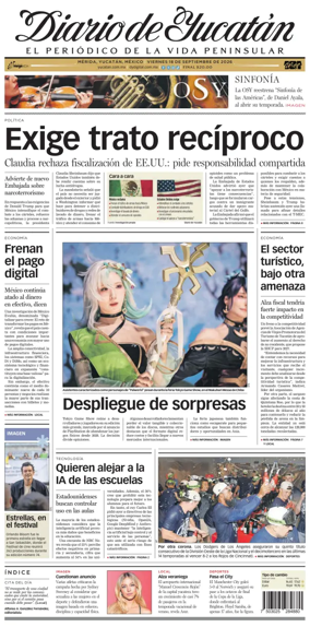 Cover of Diario de Yucatan