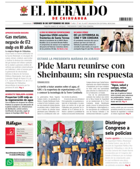 Cover of El Heraldo de Chihuahua