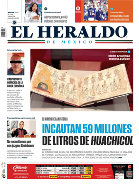 Cover of El Heraldo de Mexico