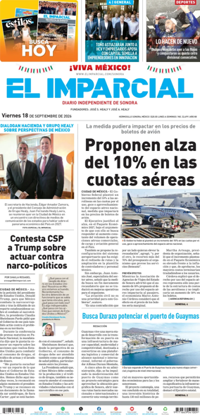 Cover of El Imparcial