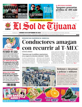 Cover of El Sol de Tijuana