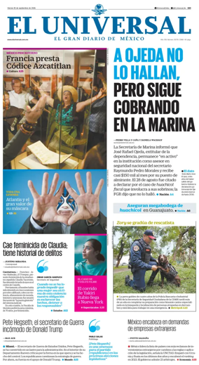 Cover of El Universal