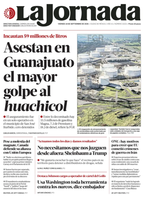 Cover of La Jornada