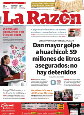 Cover of La Razon de Mexico