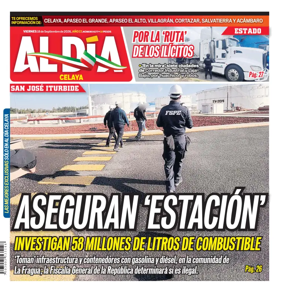 Cover of Periodico Al Dia (Celaya)
