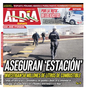 Cover of Periodico Al Dia (Irapuato)