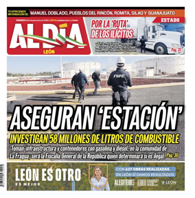 Cover of Periodico Al Dia (Leon)