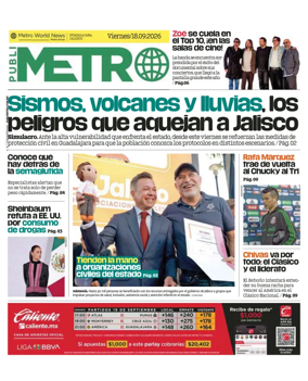 Cover of Publimetro Guadalajara