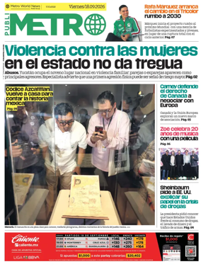 Cover of Publimetro Merida