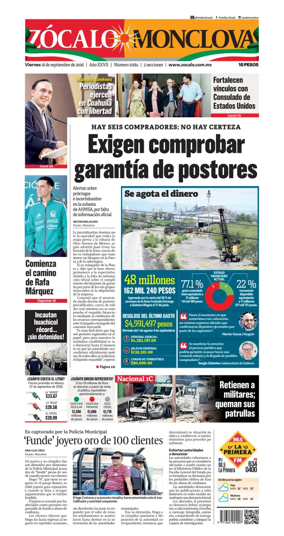 Cover of Zocalo Monclova