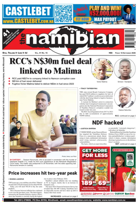 Cover of The Namibian