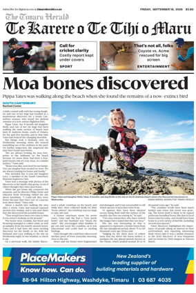 Cover of The Timaru Herald